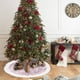 thumbnail image 1 of Alfombras de baño, falda para árbol de Navidad, elementos clásicos navideños, decoración navideña, falda para árbol, decoración para base de árbol de Navidad, decoraciones navideñas, regalo, falda de, 1 of 6