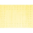 thumbnail image 1 of Ahgly Company Machine Washable Indoor Rectangle Solid Yellow Modern Area Rugs, 6' x 9', 1 of 4