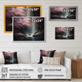 thumbnail image 4 of Designart "Cherry Blossom Stream IV" Tree Cherry Blossom Canvas Art Print, 4 of 5