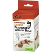Zilla Canopy Series Desert Fluorescent UVB/UVA Bulb [Reptile, Lighting Fluorescent] 1 Count