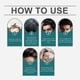 thumbnail image 3 of Crema correctora capilar con efecto de densidad instantánea, retoque de raíces, resistente al agua, retoque de línea capilar de aspecto natural para raíces y canas, para hombres y mujeres., 3 of 4