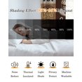 thumbnail image 4 of Vintage Coffee Blackout Curtains 39 Inches Length, Farmhouse Retro Art Coffee Beans Window Treatment Thermal Insulated Drapes for Bedroom Living Room 2 Panels 55x39 Inches, 4 of 5