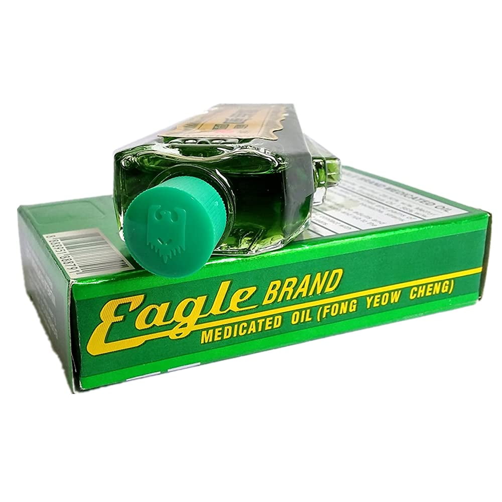 Eagle Brand Medicated Oil, 24ml - Pack Of 3 鹰标德国风油精