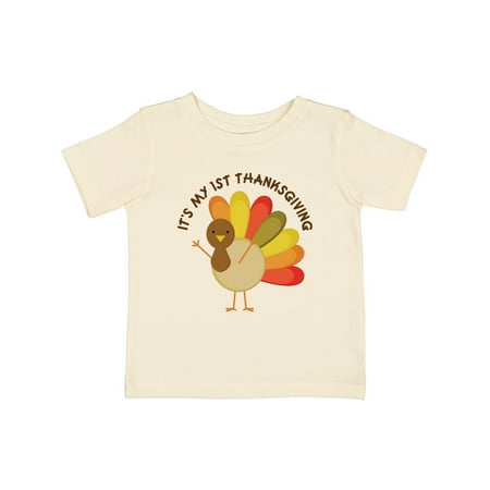 

Inktastic It s My 1st Thanksgiving Gift Baby Boy or Baby Girl T-Shirt