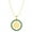 Gold, variant on Emerald Sterling Silver Starburst Circlet Charm Pendant Wedding Gift For Cousin || Ali Baba Jewellery