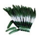 thumbnail image 2 of Tocado de plumas indio para fiesta de Halloween, juego de rol, tocado de plumas artificiales. verde, 2 of 9