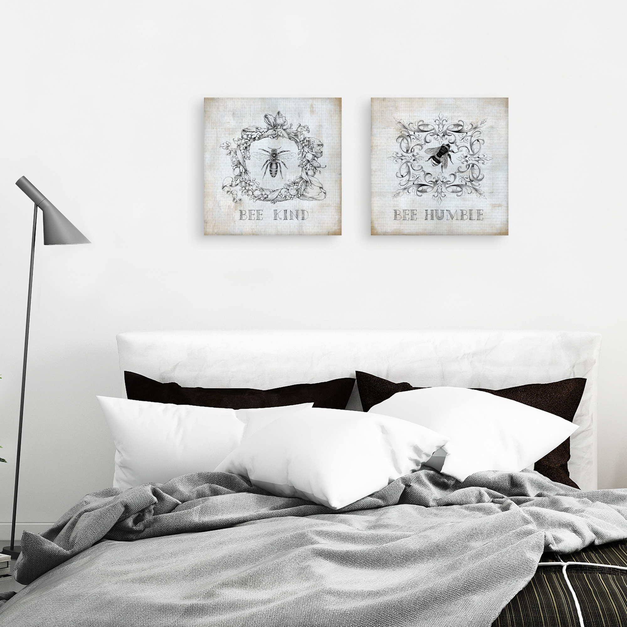 Be Kind & Be Humble by Carol Robinson Set of Canvas Art Prints