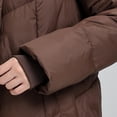 thumbnail image 5 of UPPADA Women's Winter Coats with Hood Fashion Warm Long Fall Jackets Clothes Oversized Shearling Fleece Long Coats Jackets with Pockets Winter Coat for Women Coffee,L, 5 of 9