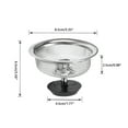 thumbnail image 5 of Stainless Steel Sink Strainer Waste Disposer Outfall Filter Hair Basket Sewer Outfall Stopper Plug Bathroom Kitchen, 5 of 13