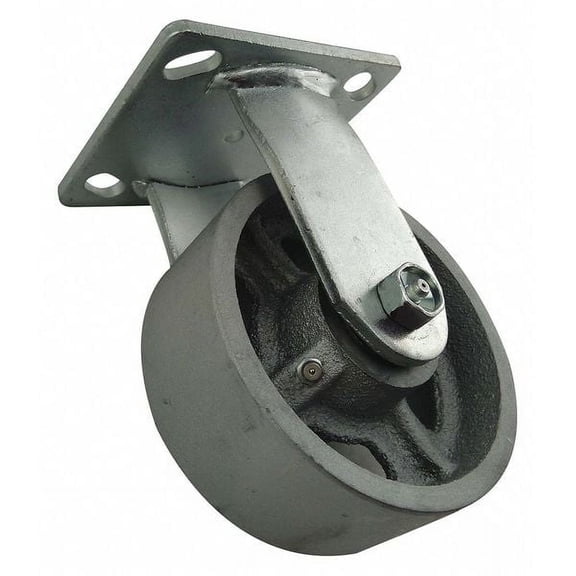 Manufacturer Varies Rigid Plate Caster,Cast Irn,5 in,1000 lb 1NWL3