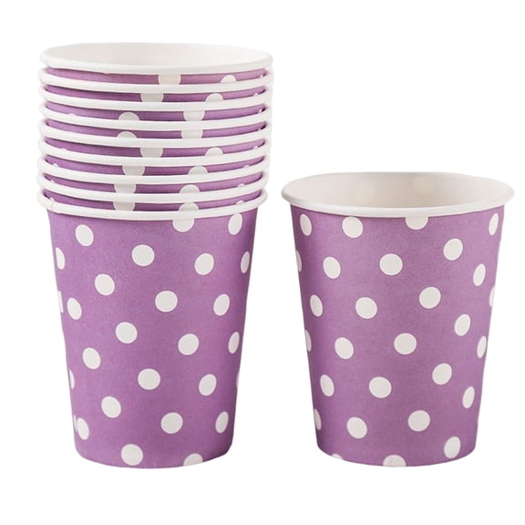 Yuarrent 10 Uds taza fiesta bebé cena decoración del hogar mantel tazas cumpleaños comida Cupcake hornear banquete recipiente ceremonia Cocina y Comedor Violeta Yuarrent HA072605-10