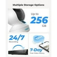 thumbnail image 6 of Reolink 5MP 2.4/5G WiFi Indoor Security Camera PTZ with Auto Tracking Human/Pet AI Ideal for Baby Monitor/Pet, E1 Zoom-2 Pack, 6 of 10
