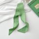 thumbnail image 1 of Xiao Hua Bufanda elegante personalizada, bufanda de rayas largas de la serie verde, tira fina y estrecha, lazo para el cuello, lazo para el pelo, decoración para bolso, cinta de regalo - 1 pieza (C), 1 of 1