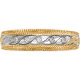 thumbnail image 4 of 14K Yellow Gold Aa Quality Trio Mens Complete Wedding Band (Size 10) Made In United States x8281aa-g, 4 of 5