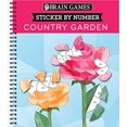 thumbnail image 1 of Brain Games - Sticker by Number: Country Garden SPIRAL-BOUND – 2019 by Publications International Ltd, 1 of 1