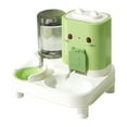 thumbnail image 1 of Dispensador automático de comida y agua para gatos, comedero para mascotas, artículos de viaje para el hogar, mascotas Verde, 1 of 9