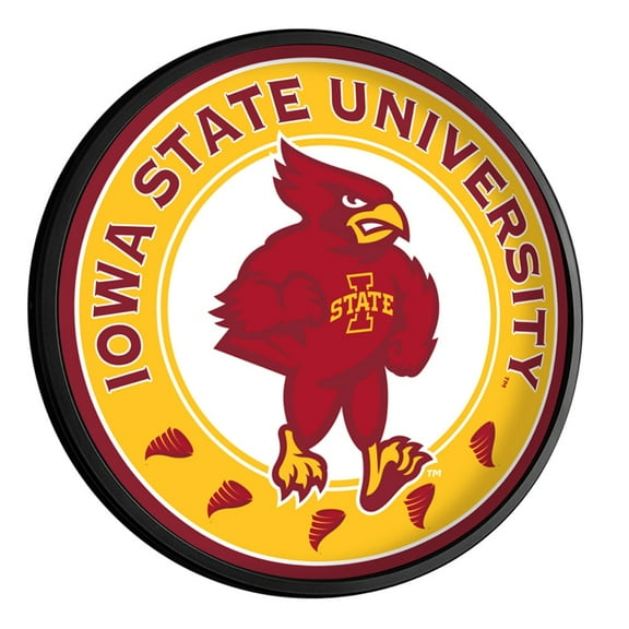 Iowa State Cyclones 18'' x 18'' Mascot Slimline Illuminated Wall Sign