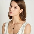 thumbnail image 3 of VEEDOFA Gold Plated Hoop Earrings for Women, 14K Gold Plated, Lightweight Hypoallergenic Earrings 60mm, 3 of 7