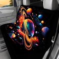 thumbnail image 2 of Uourmeti Colorful Planet Pattern Durable Car Back Seat Cover for Car Interior Automotive, Waterproof Back Seat Cushions Stretchy Car Rear Seat Covers, 2 of 7