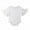 White, variant on Coduop Infant Baby Girl Basic Bell Short Sleeve Cotton Romper Bodysuit Tops 0-24 Months