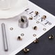 thumbnail image 4 of Kit de reparación de calzado con 20 juegos de ganchos, ojales, hebillas, broches de presión y remaches. Incluye ojales, hebillas, ganchos para cordones y herramientas para reparación de calzado., 4 of 9