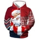 thumbnail image 3 of Nueva Navidad con capucha para hombres 3d estampado de Papá Noel sudaderas con capucha Otoño Invierno sudadera de manga larga Casual Top ropa de gran tamaño para hombres, 3 of 4