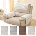 thumbnail image 1 of YYV Plush Flannel Armrest Cover With Storage Pocket Non Slip Sofa Recliner Armrest Protector Soft Breathable Dustproof Washable Furniture Protector For Living Room, 1 of 7