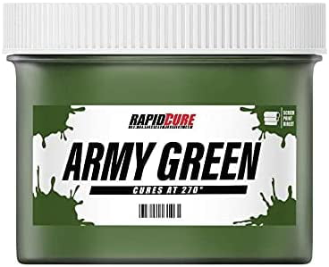Army Green Plastisol Ink For Screen Printing Low Temp Cure 270F 1 Pint 