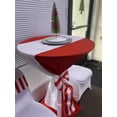 thumbnail image 2 of Your Chair Covers - 32 Inch Highboy Cocktail Round Stretch Spandex Table Cover Red, 2 of 5