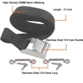 thumbnail image 2 of Cargo Strap YYST Correa de depósito de combustible de 183 cm con acero inoxidable, 2 of 3