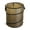Dark Beige, variant on qiangxu,Collapsible Cans with 4 Handle Stable Standing Container Reusable Easy Storage Garbage Cans for Clearing Outdoor Debris Leaves Clippings Beige 13.38*15.74*1.97''