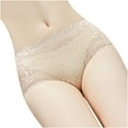 thumbnail image 2 of HUPOM Bladder Control Underwear For Women Underwear High Waist Casual None Comfort Waist Beige S, 2 of 8