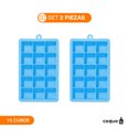 thumbnail image 2 of Set 2 Charolas para Hielo - Coquo - 3x5 (15 Cubos de Hielo), 2 of 5