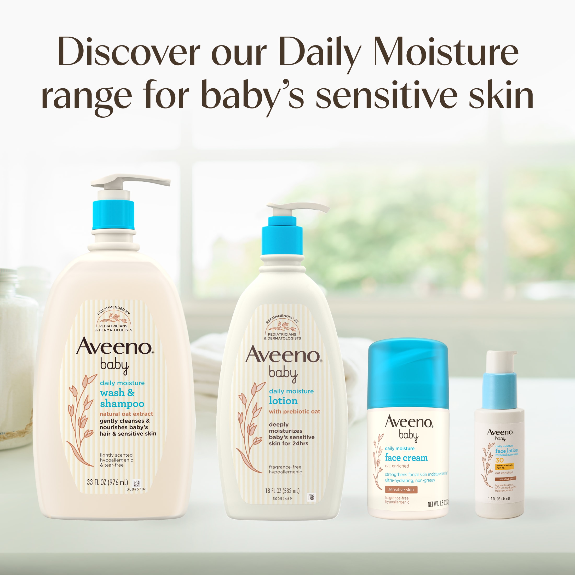 Aveeno Baby Daily Moisture Body Wash & Shampoo, 33 oz photo 7