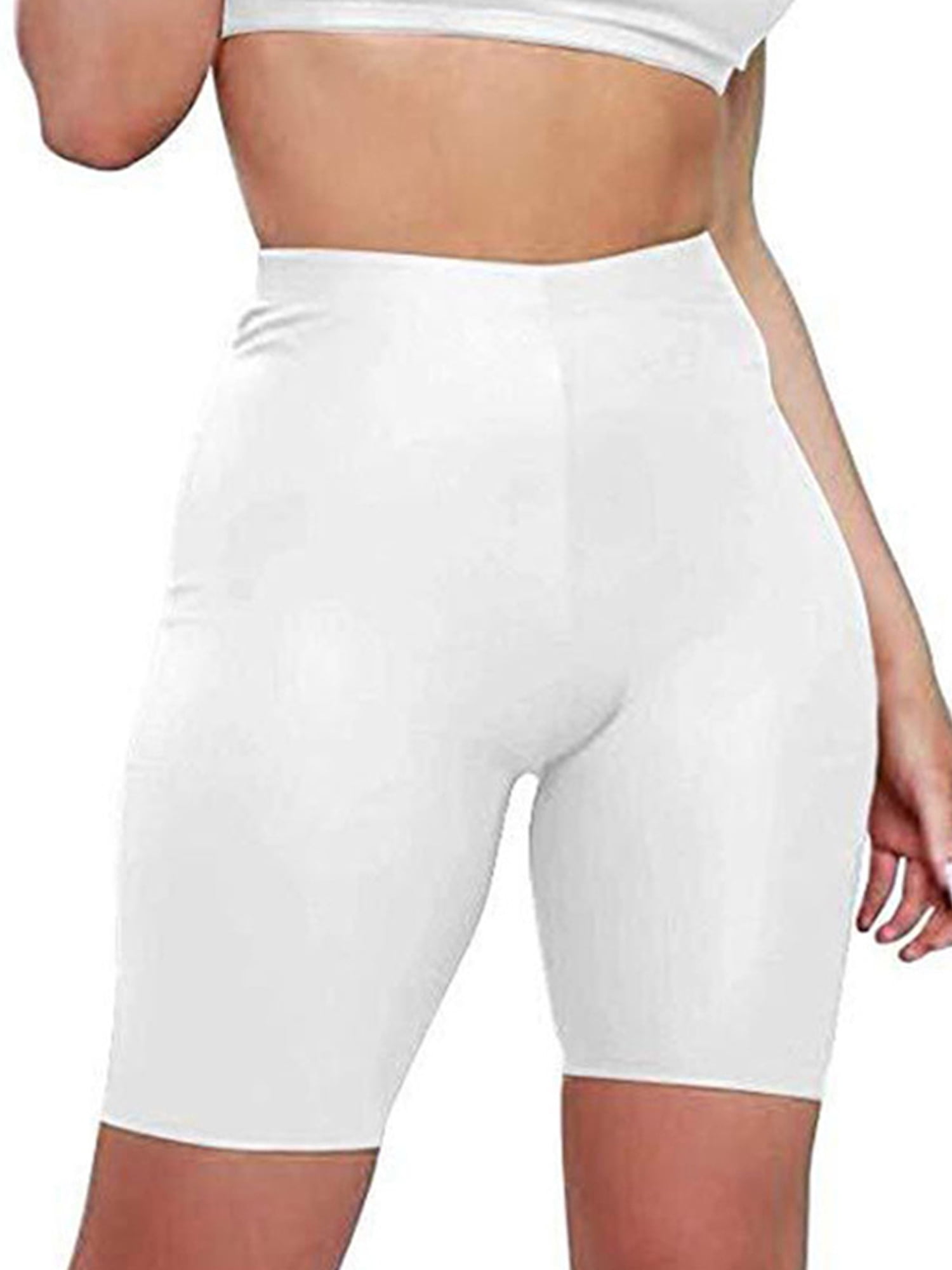 high waisted biker shorts walmart