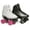 Black, variant on Sure-Grip Quad Roller Skates - MALIBU