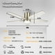 thumbnail image 5 of Vagizm Ventilador de Techo Empotrado de 42 Pulgadas con Luz - Ventilador de Techo Moderno de 5 Aspas para Sala de Estar y Recámara - Motor CC Silencioso - Función Reversible - Tono Madera Clara, 5 of 8
