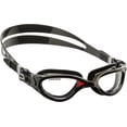 thumbnail image 2 of Cressi Flash Adult Swim Goggles (Black/Red) multicolor, 2 of 2
