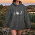 thumbnail image 5 of larppty Womens Cute Preppy Sweatshirts Casual Graphic Hoodies Long Sleeve Hooded Pullover Tops Fall Fashion Clothes (Grey, XXL), 5 of 6