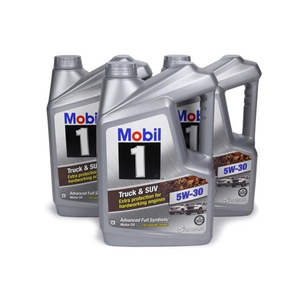 Mobil 1 MOB124600 5 qt. 5W30 Truck & SUV Oil Case of 3