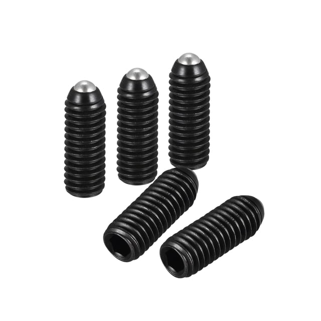 Tornillos de fijación de punta de bola Unique Bargains 20uds M6 x 16mm Acero de alto carbono