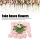 thumbnail image 5 of Rosas artificiales suaves 25 piezas ANGGREK decoración del hogar, 5 of 8