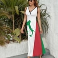 thumbnail image 6 of Map of Italy - Italian Flag Sleeveless Dress Summer Women Clothes Dress for Pregnant Women Dresses, 6 of 9