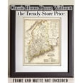 thumbnail image 6 of 1845 Map of Maine Art Print - 11x14 Unframed Art Print - Great Vintage Home Decor, 6 of 9