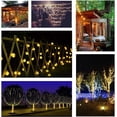 thumbnail image 4 of Solar String Lights Outdoor, 56ft 100 LED Globe String Light with 8 Mode, Waterproof Solar Patio Lights for Garden, Lawn, Gazebo, Yard, Outdoor Decor (Warm White), 4 of 7