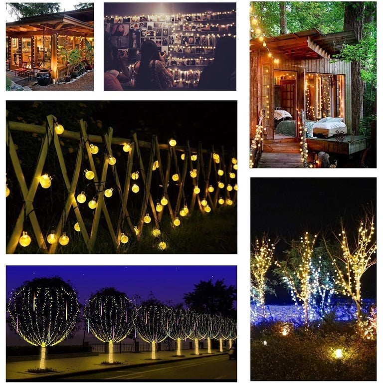 LED Decoration's Solution Solar String Lights, 100 LED, 56 Ft, Warm White photo 4