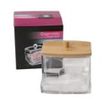 thumbnail image 2 of Fiudx Caja de Algodón Cosmético, Tarro de Almacenamiento con Tapa Transparente, Contenedor Apilable para Condimentos, Organizador de Escritorio para Baño, Diseño Compacto, Elegante Estelo Europeo, Fá, 2 of 2