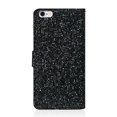 thumbnail image 2 of Allytech iPhone 6 Case, iPhone 6S Case Glitter, Bling Case PU Leather Card Slots Folio Flip Full Protection Kickstand Shockproof Wallet Case Cover for Apple iPhone 6 / iPhone 6s, Black, 2 of 9