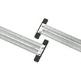 thumbnail image 3 of Yeacher Stainless Steel Marking Line Ruler T-shaped Hole/Right Angle Scribing Ruler Carpenter Woodworking Measuring Tool, 3 of 8