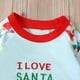 thumbnail image 3 of Conjunto de ropa de invierno para bebés, Papá Noel, disfraz de Navidad para bebés, pijamas, ropa de casa, ropa para niños pequeños, traje para niños, 3 of 3